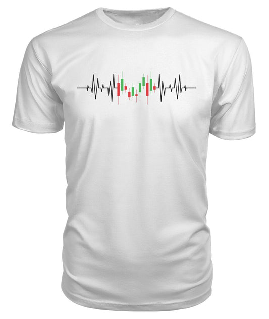 Trading Heartbeat T-Shirt *WHITE*