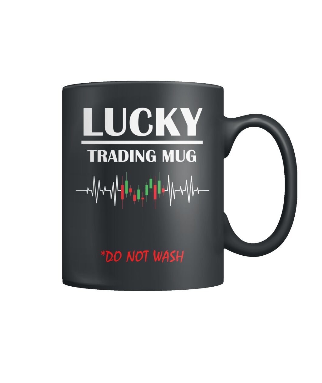 Lucky Trading Mug *Do not wash* Black Color Coffee Mug